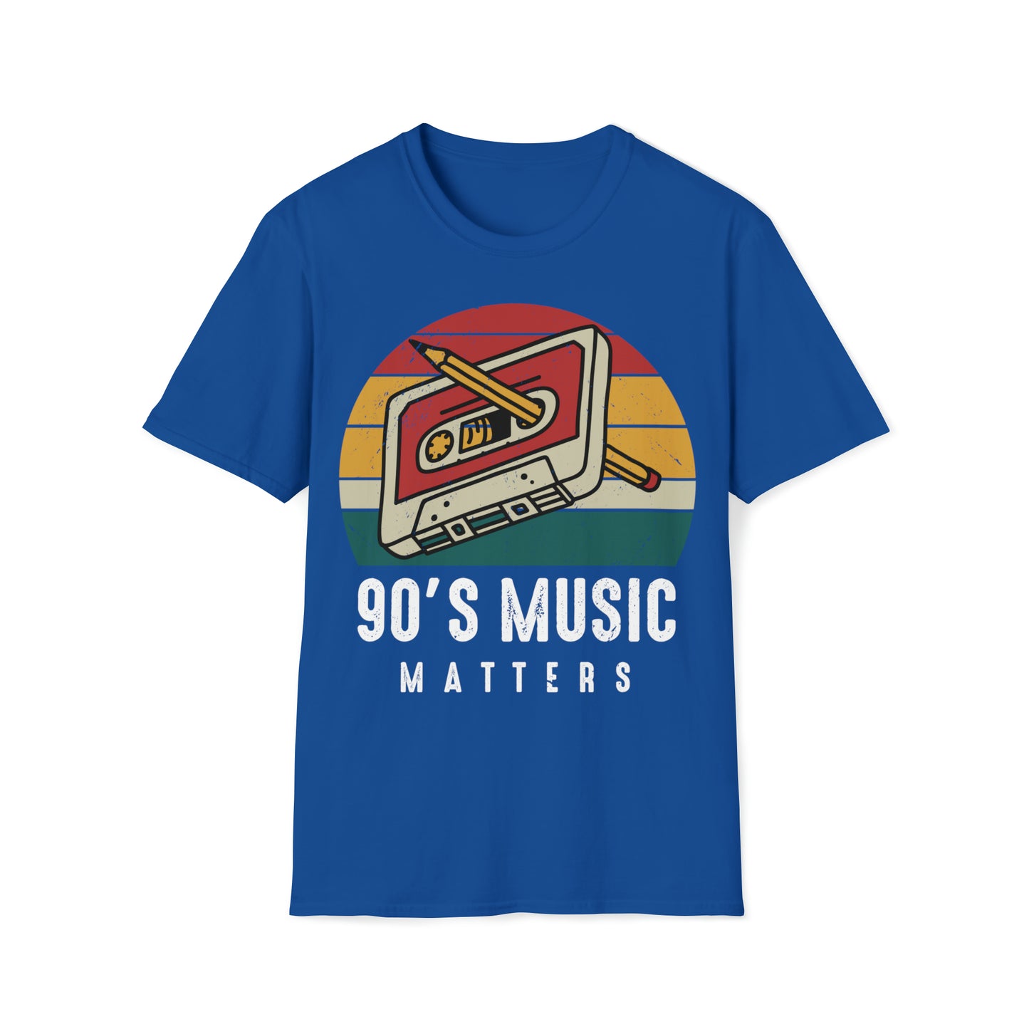 Vintage - T- Shirt 90's Music Matters - Cassette Crayon