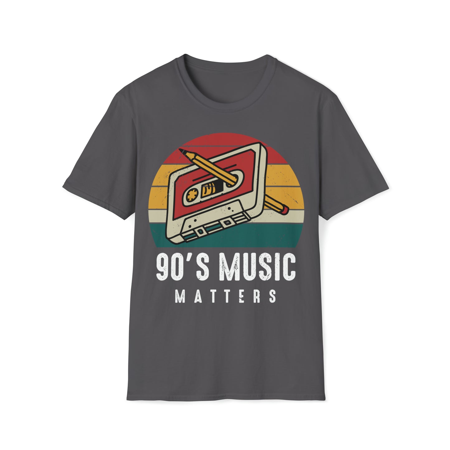 Vintage - T- Shirt 90's Music Matters - Cassette Crayon