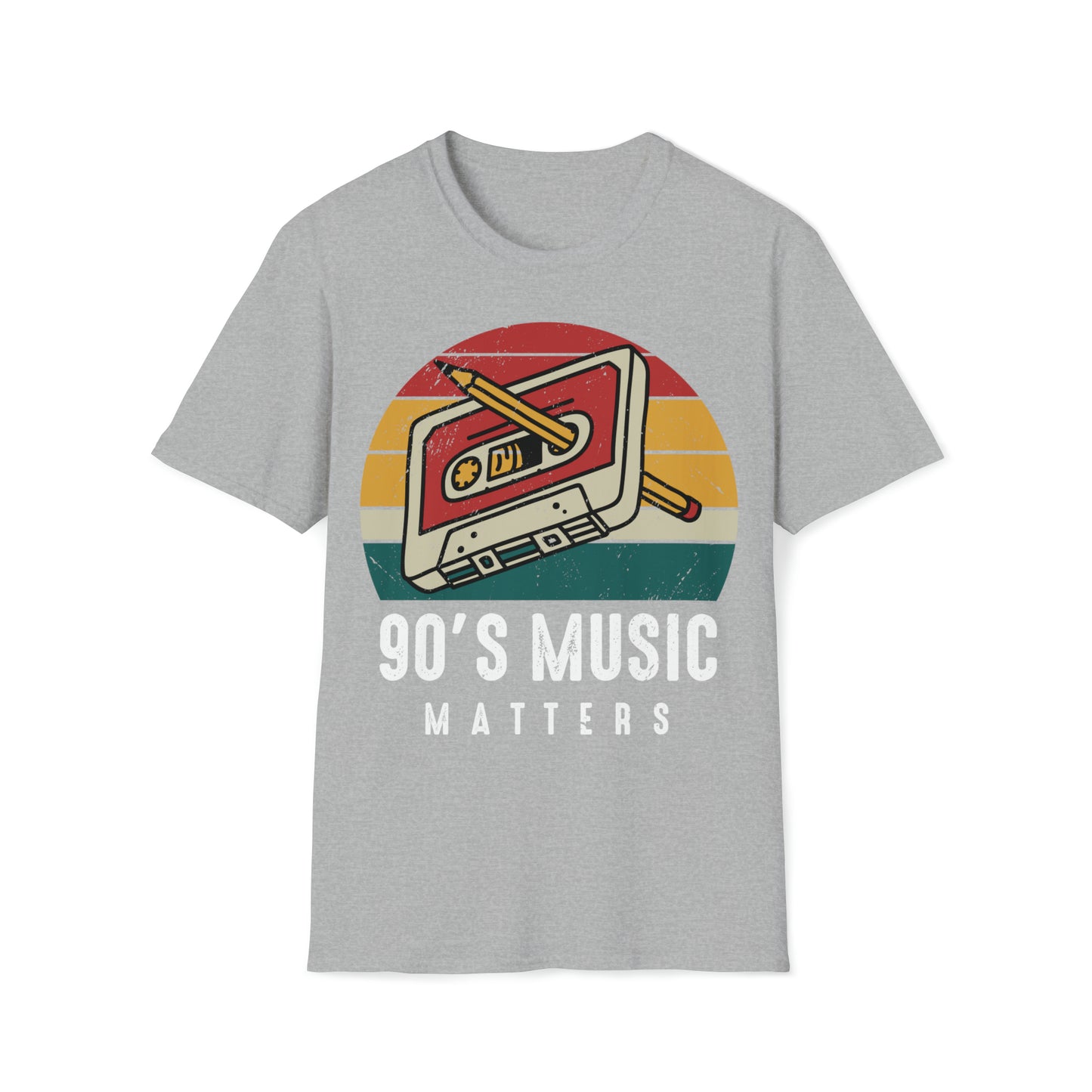 Vintage - T- Shirt 90's Music Matters - Cassette Crayon