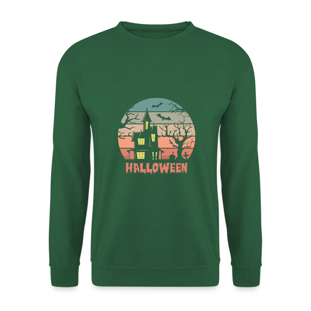 Sweat-shirt Unisex halloween - vert foncé