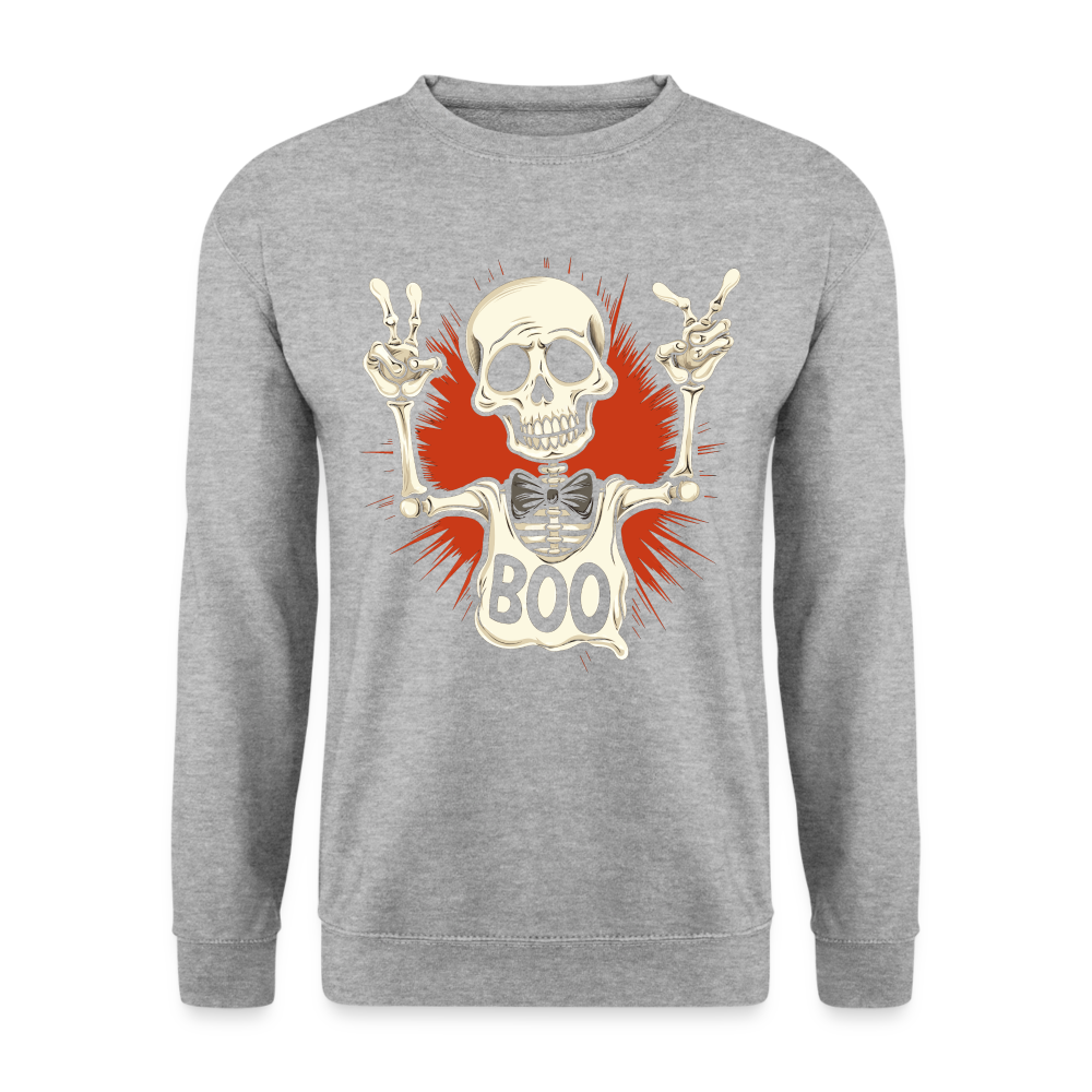 Sweat-shirt Unisex halloween - gris chiné