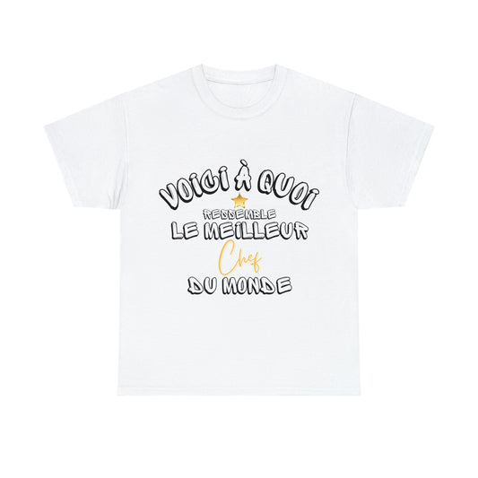 Tee-shirt 'Le Meilleur Chef de Chœur' avec Étoile : Affichez Votre Excellence Musicale avec Style !