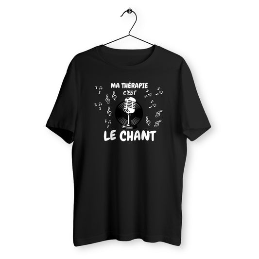 T-shirt Unisexe " Ma thérapie c'est le chant"